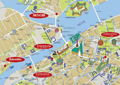 Sankt Petersburg Tourist Map