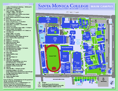 Santa Monica College Campus Map