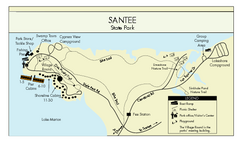 Santee State Park Map