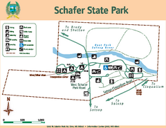 Schafer State Park Map