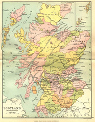 Scotland Counties Map