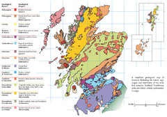 Scotland Geology Map
