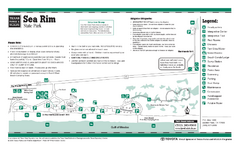 Sea Rim, Texas State Park Facility and Trail Map