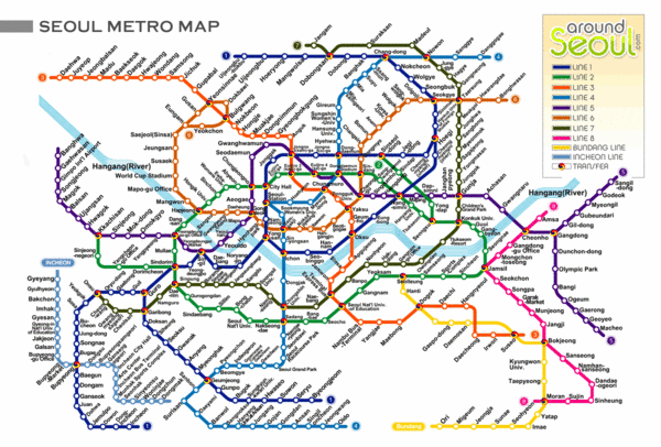 Fullsize Seoul Subway Map
