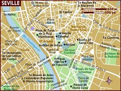 Seville City Map