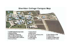 Sheridan College Campus Map