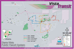 Sierra Vista Transit Route Map