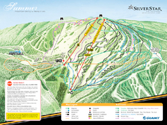Silver Star Mountain Resort Summer Ski Trail Map
