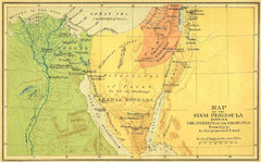 Sinai Peninsula Map - Journey of Israelites...