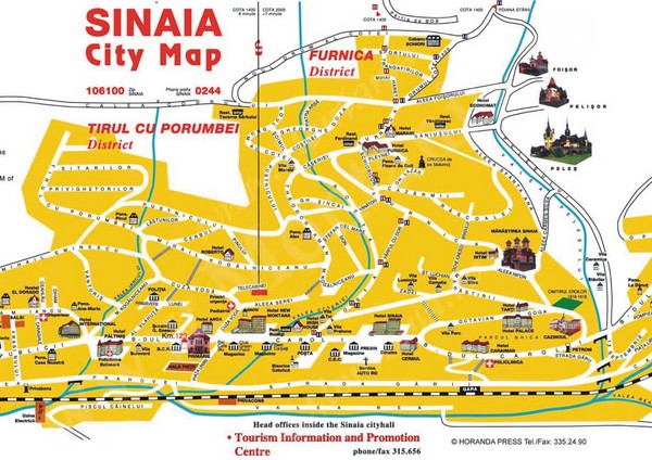 Sinaia Map