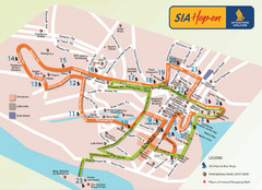 Singapore Airlines Hop On Bus Route Map
