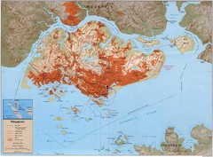 Singapore Built Up Area Map