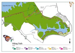 Singapore Island Nature Reserve Hiking Map