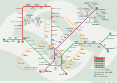 Singapore Metro System Map