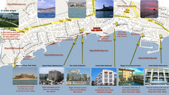 Sitges Hotel Map