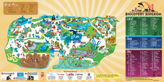 Six Flags Discovery Kingdom Park Map