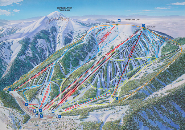 Ski Apache Ski Trail Map