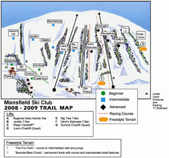Ski Mansfield Ski Trail Map
