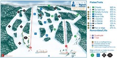 Ski Mont Rigaud Ski Trail Map