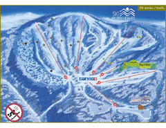 Ski Morin Heights Ski Trail Map