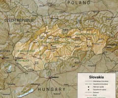 Slovakia country map