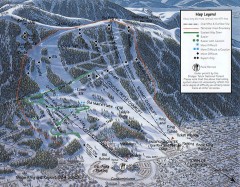 Snow King Ski Trail Map