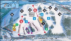 Soda Springs Ski Trail Map