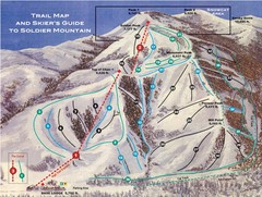 Soldier Mountain Ski Trail Map