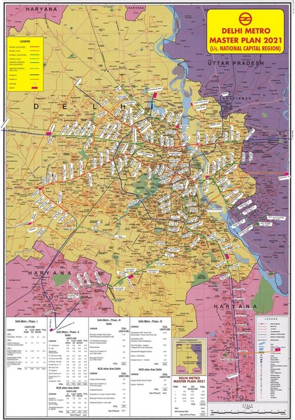 South Delhi Metro Map