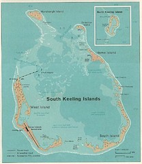 South Keeling (Cocos) Island Tourist Map
