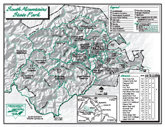 South Mountains State Park map