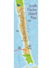 South Padre Island Map