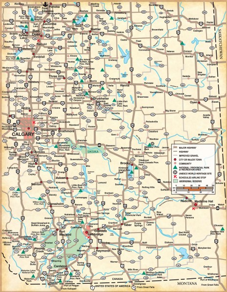 Devon Alberta Map