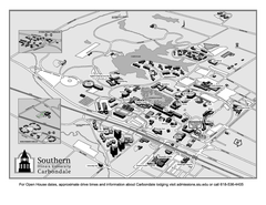 Southern Illinois University Carbondale Map