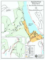 Squantz Pond State Park map