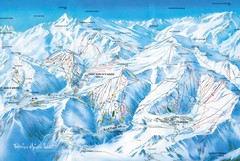 St Jean D'arves Piste Ski Map