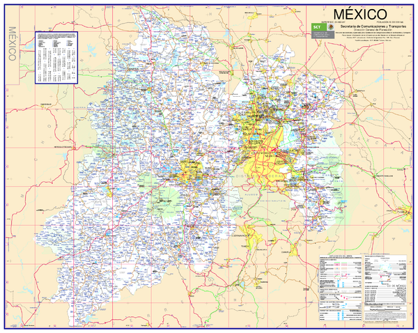 State of Mexico Road Map