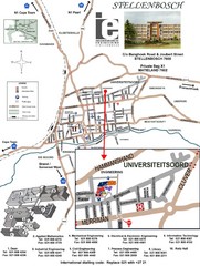 Stellenbosch University and Town Map