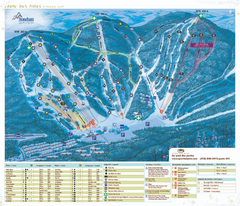 Stoneham Ski Resort Ski Trail Map