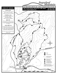Sugarloaf Hiking Trail Map Sugarloaf Mountain Poolsville Loop Map - Dickerson Md • Mappery