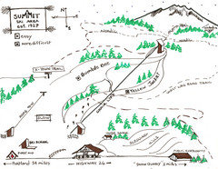 Summit Ski Area Ski Trail Map
