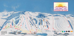 Sunburst Ski Area Ski Trail Map
