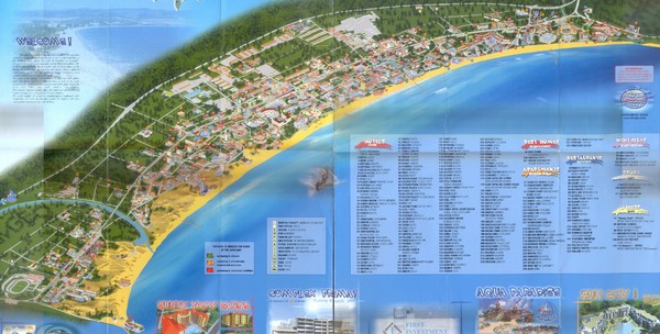 Sunny Beach Map - Nessebar Bulgaria • mappery