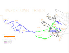 Swedetown Nordic Trail Map