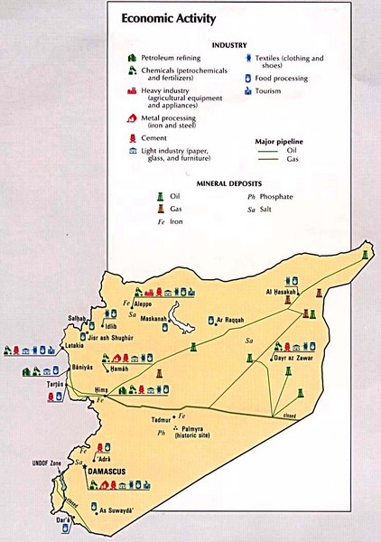Syria Economic Activity Map