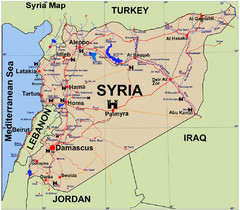Syria Guide Map