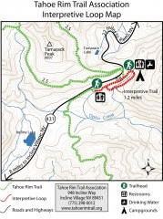 Tahoe Rim Trail: Interpretive Loop, Lake Tahoe...