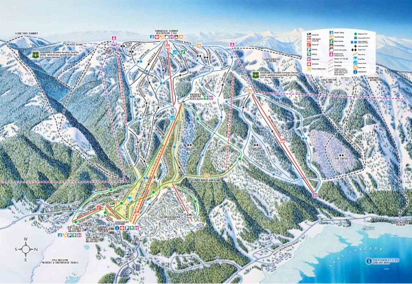 Tamarack Ski Trail Map