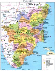 Tamil Nadu Political Map