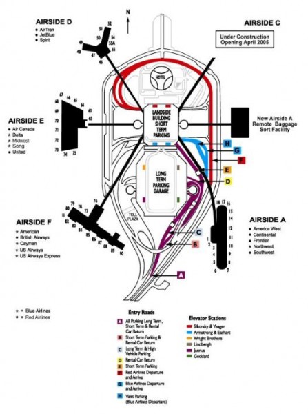 Usa Map Airport